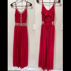 Red maxi dress Soieblu